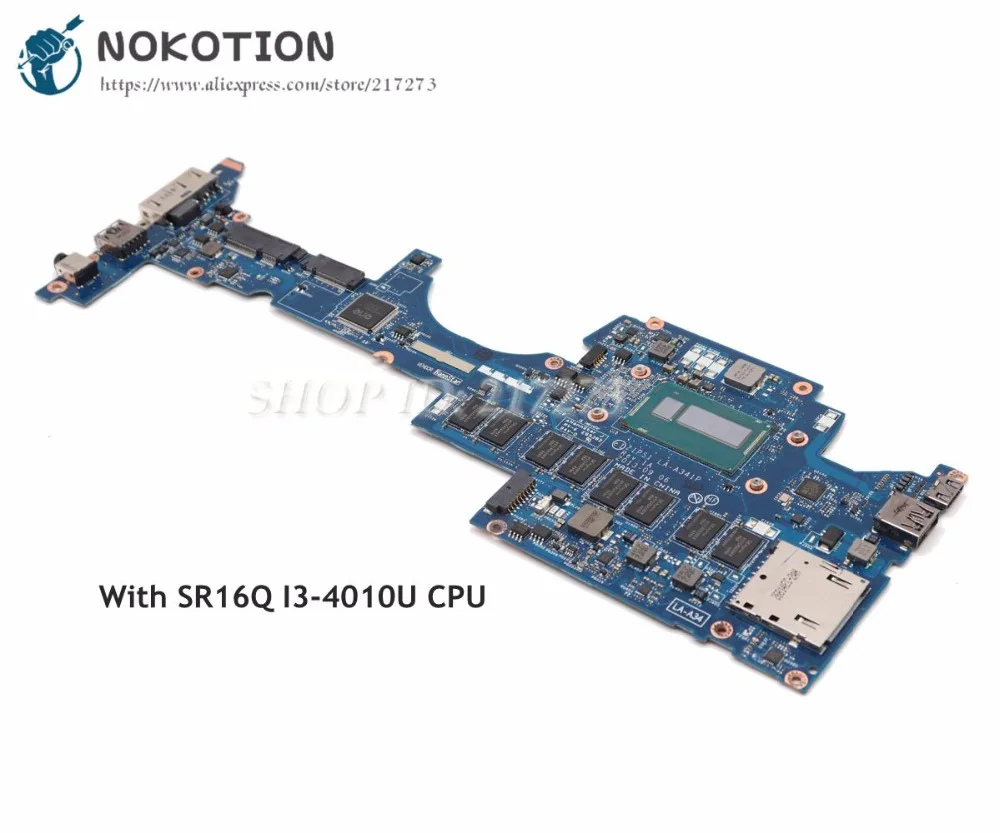 Материнская плата NOKOTION ZIPS1 LA A341P для ноутбука Lenovo yoga S1 материнская SR16Q I3 4010U CPU 4 гб RAM