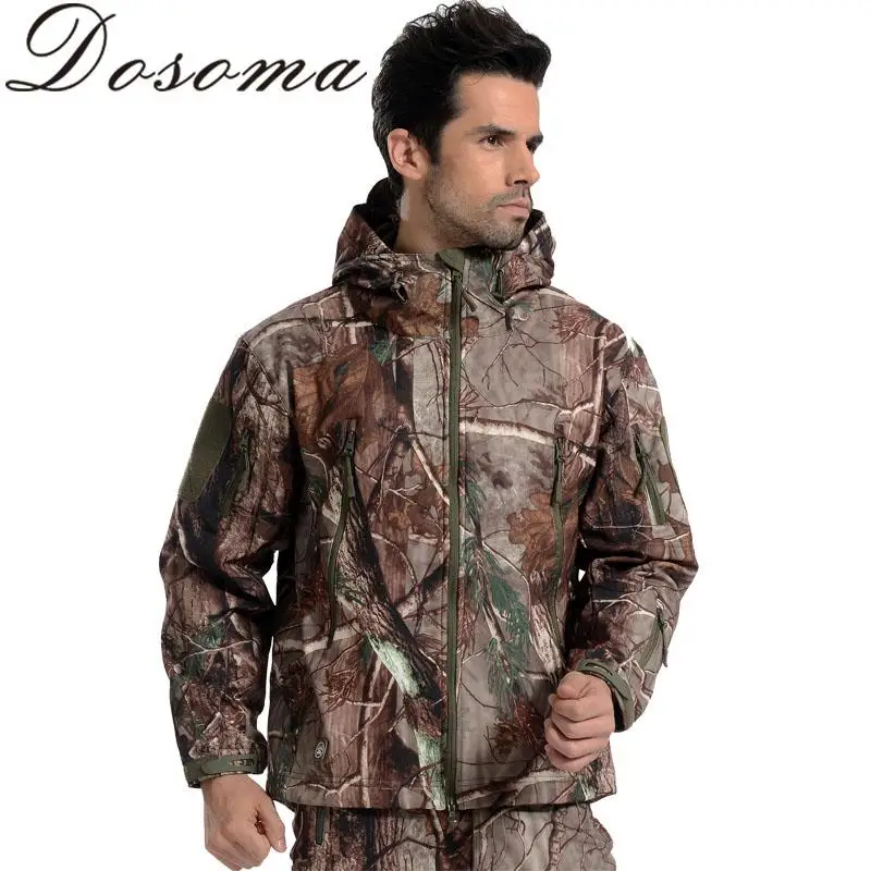 

Military Camouflage Hiking Camping Fishing Jacket Mountaineering Climbing Waterproof WindStopper Windbreaker Hunting Clothes