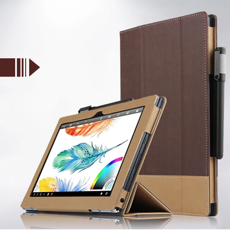 High Quality Fashion Leather Case For Lenovo YOGA BOOK Case Luxury 10.1