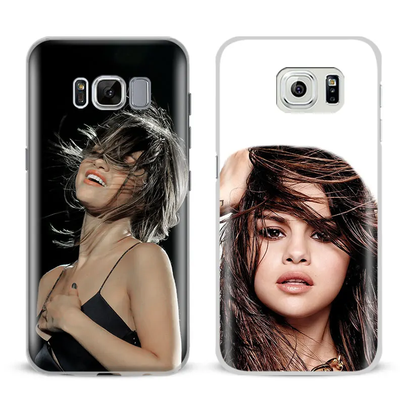 

Selena Gomez For Samsung Galaxy S4 S5 S6 S7 Edge S8 Plus Note 8 2 3 4 5 A5 A710 J5 J7 2017 Fashion Coque Mobile Phone Case Cover