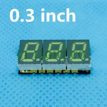 3 бит smd цифровая трубка 0,3 дюймов белый 7 сегмент 0.3in 0," SMD светодиодный дисплей 22,3*12*3,75 мм Nixie трубка общий катод