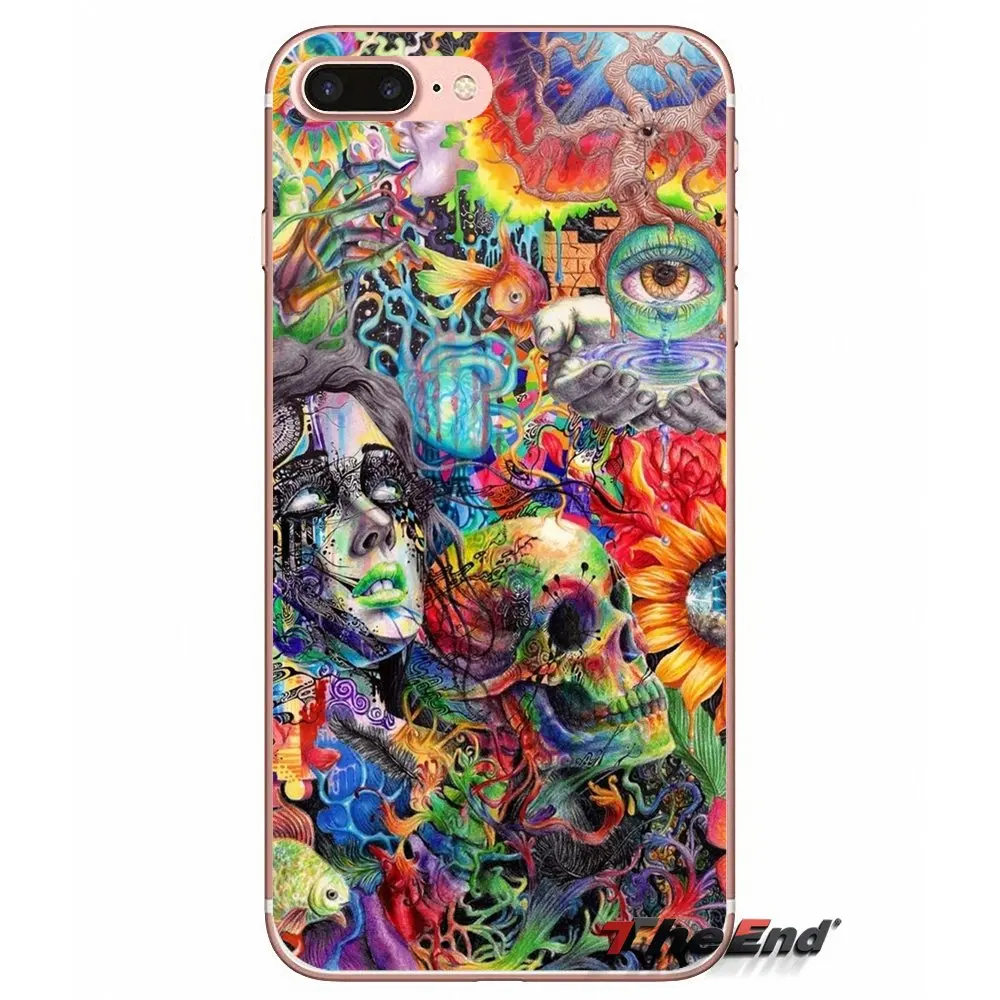 Для samsung Galaxy S2 S3 S4 S5 мини S6 S7 край S8 Plus Note 2 3 4 5 большое ядро Prime красочные милые