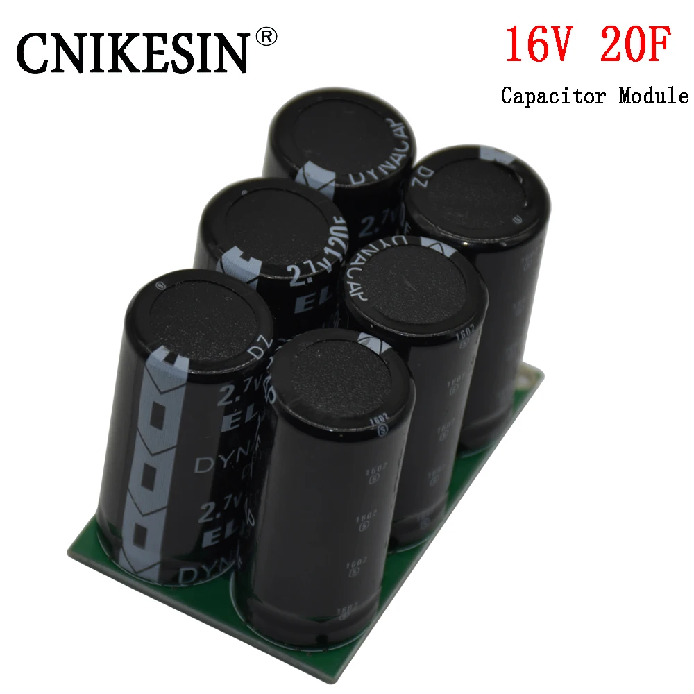 

CNIKESIN 16V 20F Automotive rectifier starter filter super farad capacitor 20F 16 ultra capacitor module 2.7V 120F module