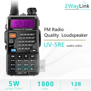 

Free Gifts For Talky Talky UV-5RE 5W Walkie Talkie Uhf Vhf Baofeng UV-5RE Update of BAOFENG UV-5R CB Radio Station 2 Way Radio