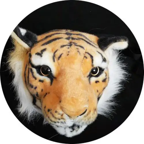 Мода года Творческий животных Стиль похожая на настоящую моделирование головы тигра Рюкзак с изображением Льва сумка теории Большого взрыва известная dragon пародия подарок Вечерние - Цвет: yellow Bodypack