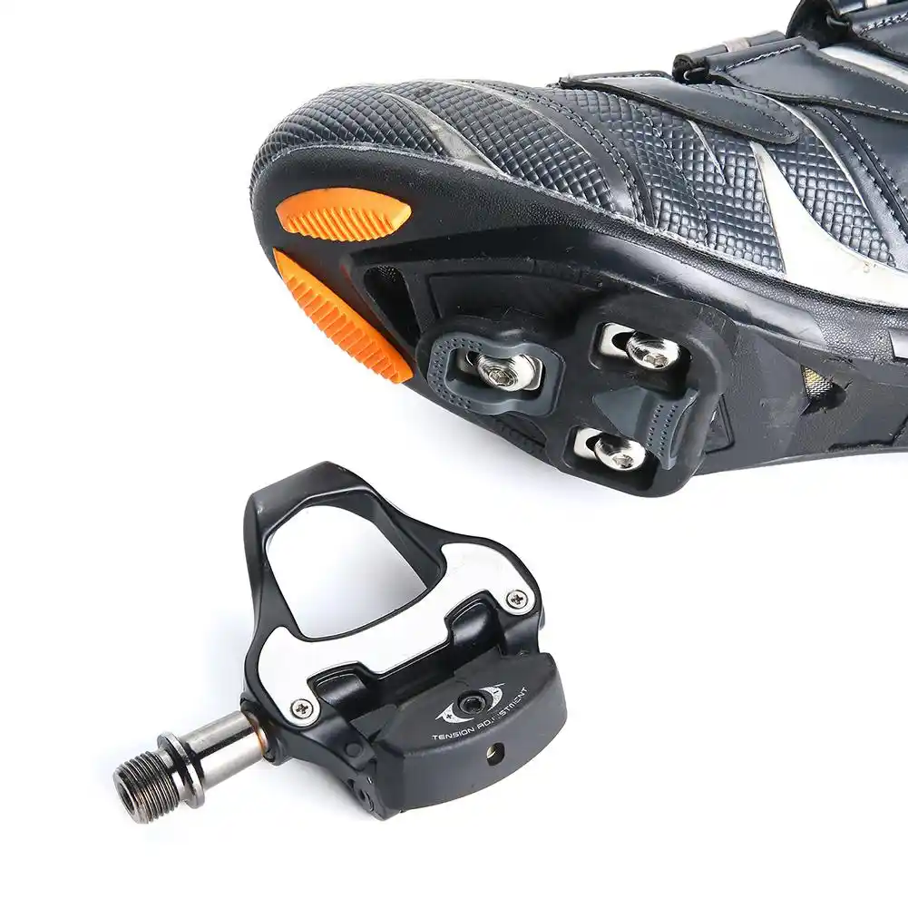 Bicycle Cleats Cycling Pedals Cleats Set Self-Locking Pedal Splint Compatible with Look Keo Cleats 1 Pair