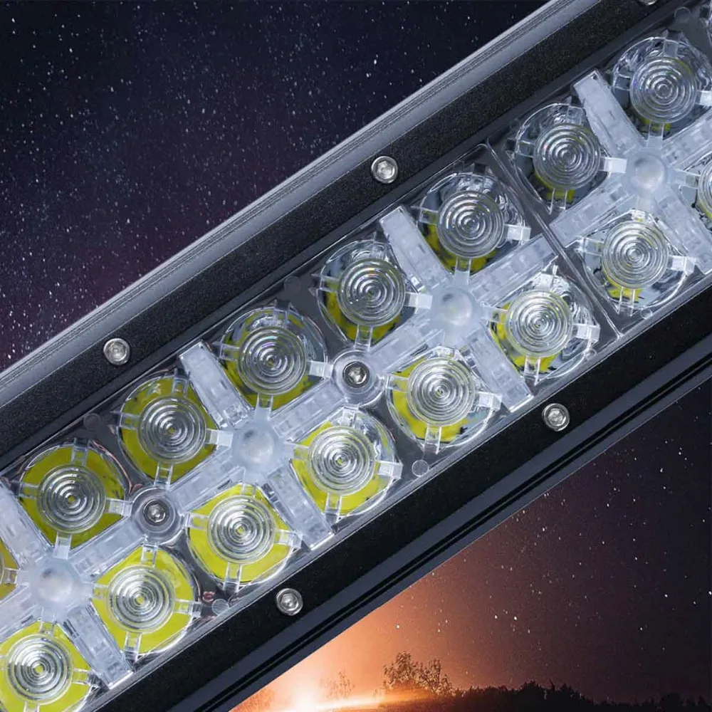 Weketory 7D 12 светодиодный DRL 23 дюймов 240 Вт рабочий свет бар для трактора внедорожный