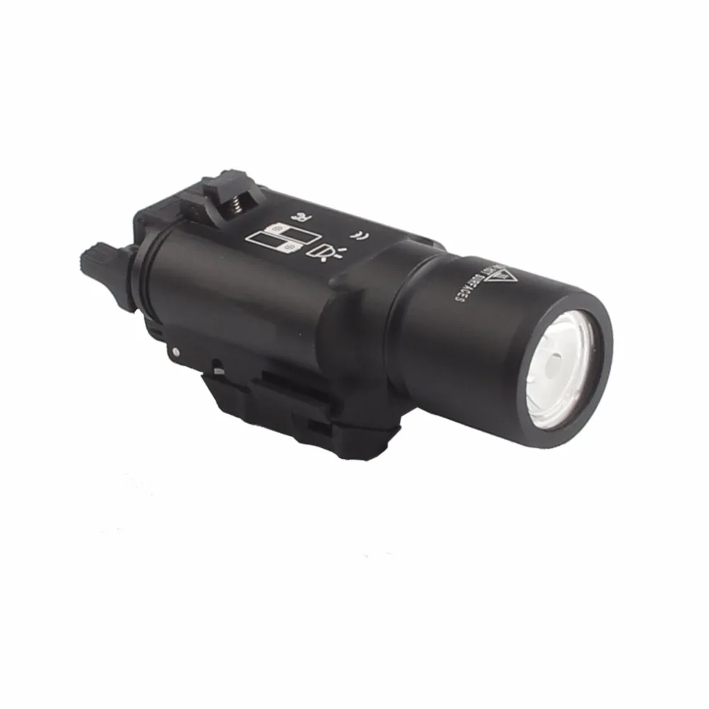 Tactical Flashlight Rifle Lights x300 LED Weapon Light Hunting Gun