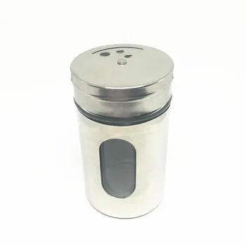 

Hot Sale Kitchen cruet soy sauce bottle potes condiment bottles spice jar Glass stainless steel