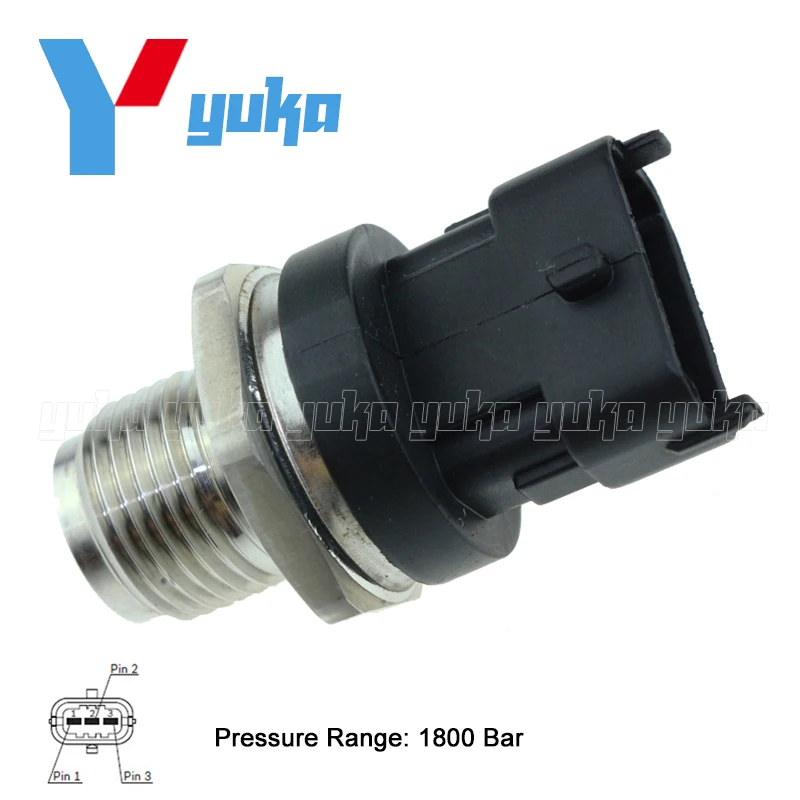 Fuel Rail High Pressure Sensor Common Injection Regulator Sender For font b Jeep b font font