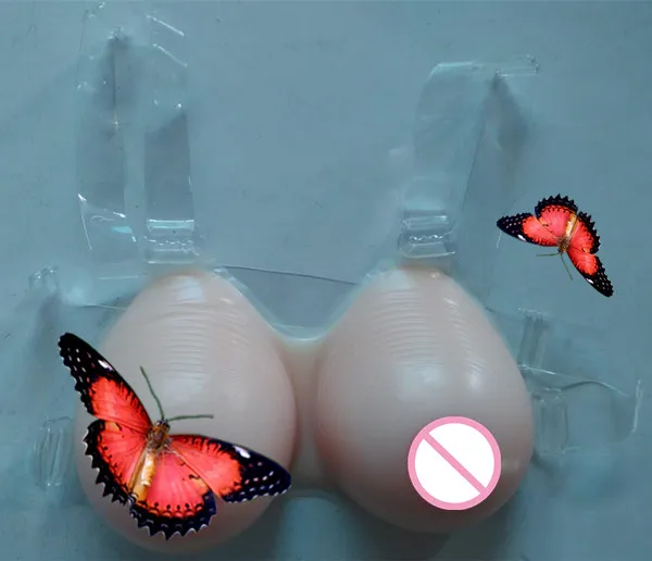 

Latest design water drop shape free shipping 600g/pair soft natural artificial breast forms skin-friendly fake silicone boobs