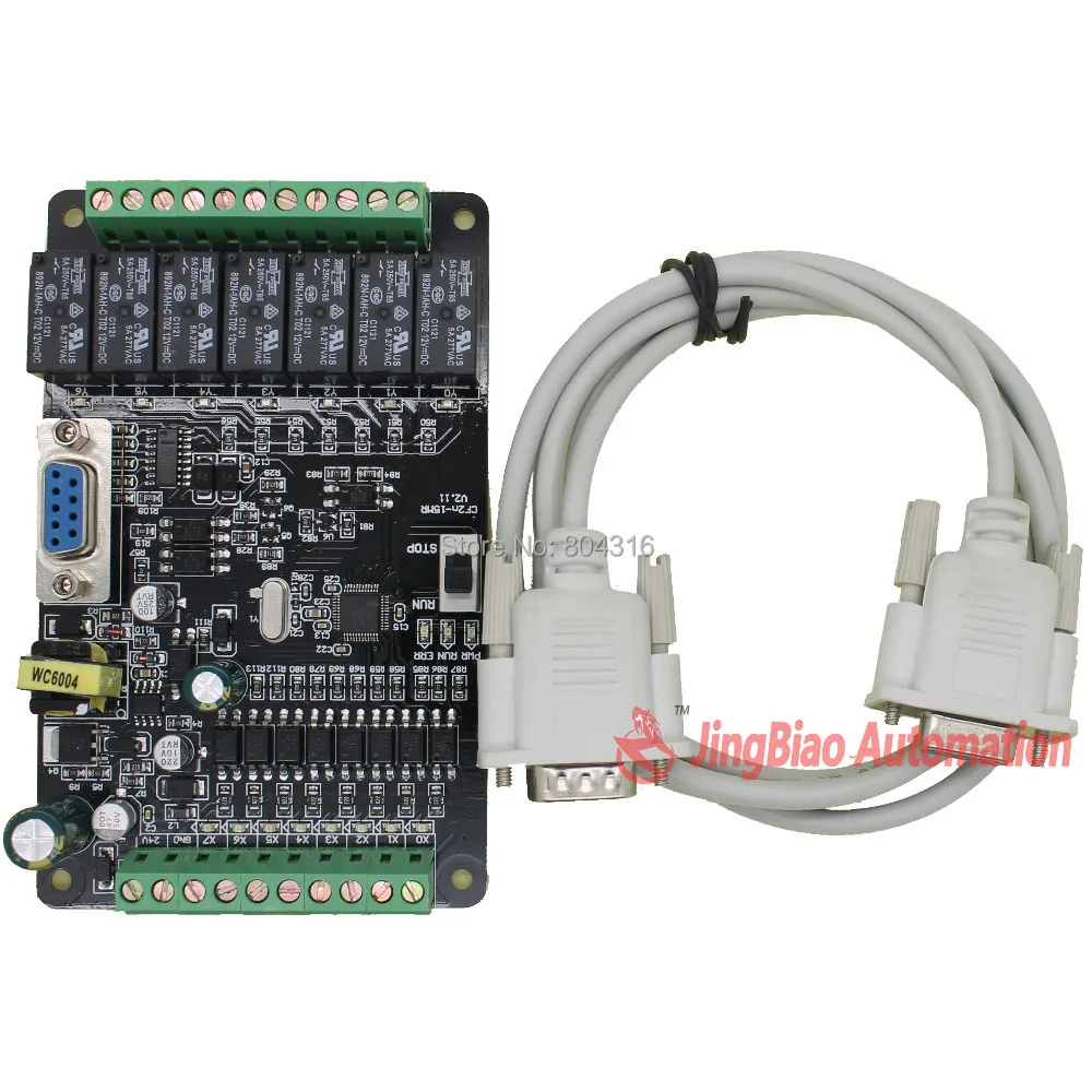FX2N CF2N 15MR programmable logic controller 8 input 7 relay output plc controller automation controls plc system plc programmable logic controller fx2n 32 mt 001
