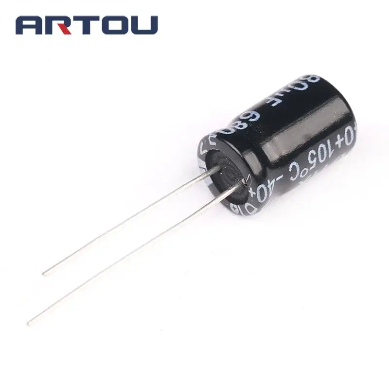 20PCS 680UF 16V Electrolytic Capacitor SIZE 8*12MM | Электронные компоненты и принадлежности
