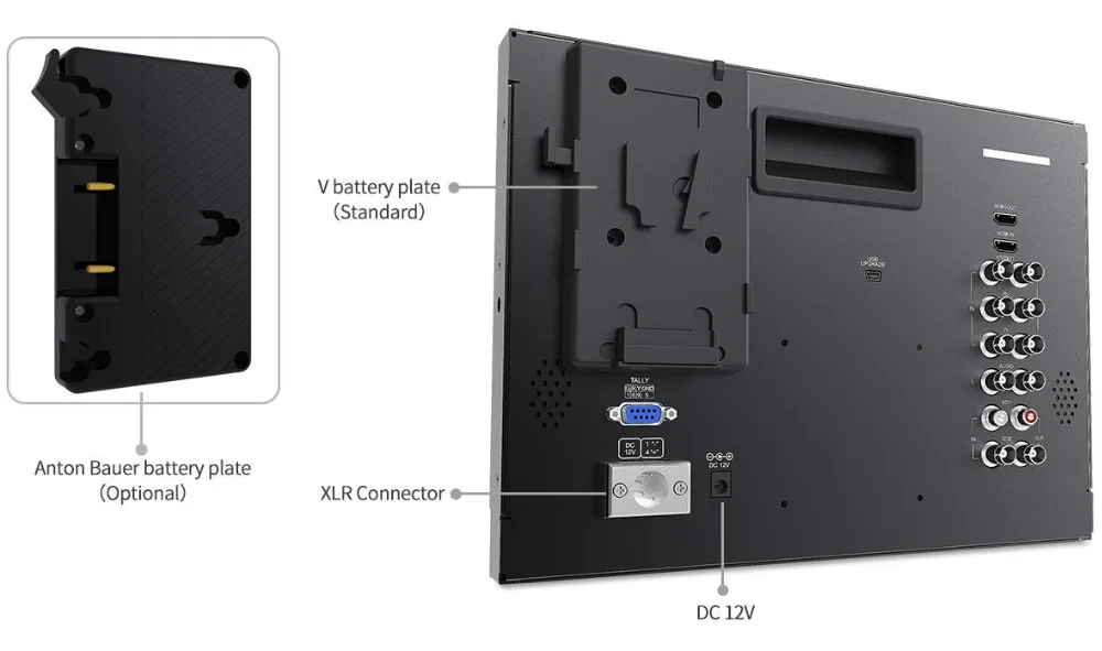 Seetec векторскоп P133-9DSW 13,3 дюймов ips FHD 1920x1080 широковещательный монитор с 3G-SDI/HDMI сигнал/векторный настольный ЖК-монитор