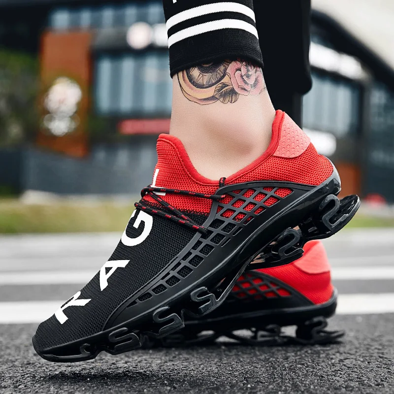 2019 Summer Mesh Breathable Sneakers Men Trainers Walking Comfortale Fashion Big Size 13 Black | Обувь