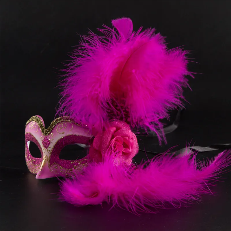 

Children Boy Party Flower Feather Eye Mask Festive Masquerade Mask Christmas Halloween Venetian Costumes Carnival