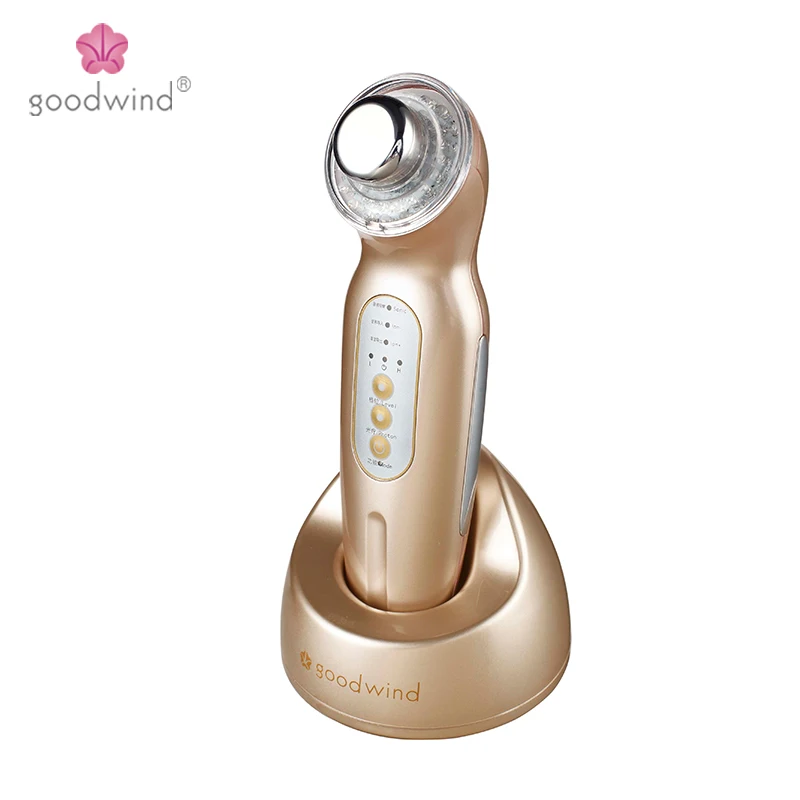 Goodwind Ultrasonic Massage 3mhz Skin Care Galvanic Facial Deep Cleaning Face Lift LED Photon Acne Removal Spa Beauty Machine