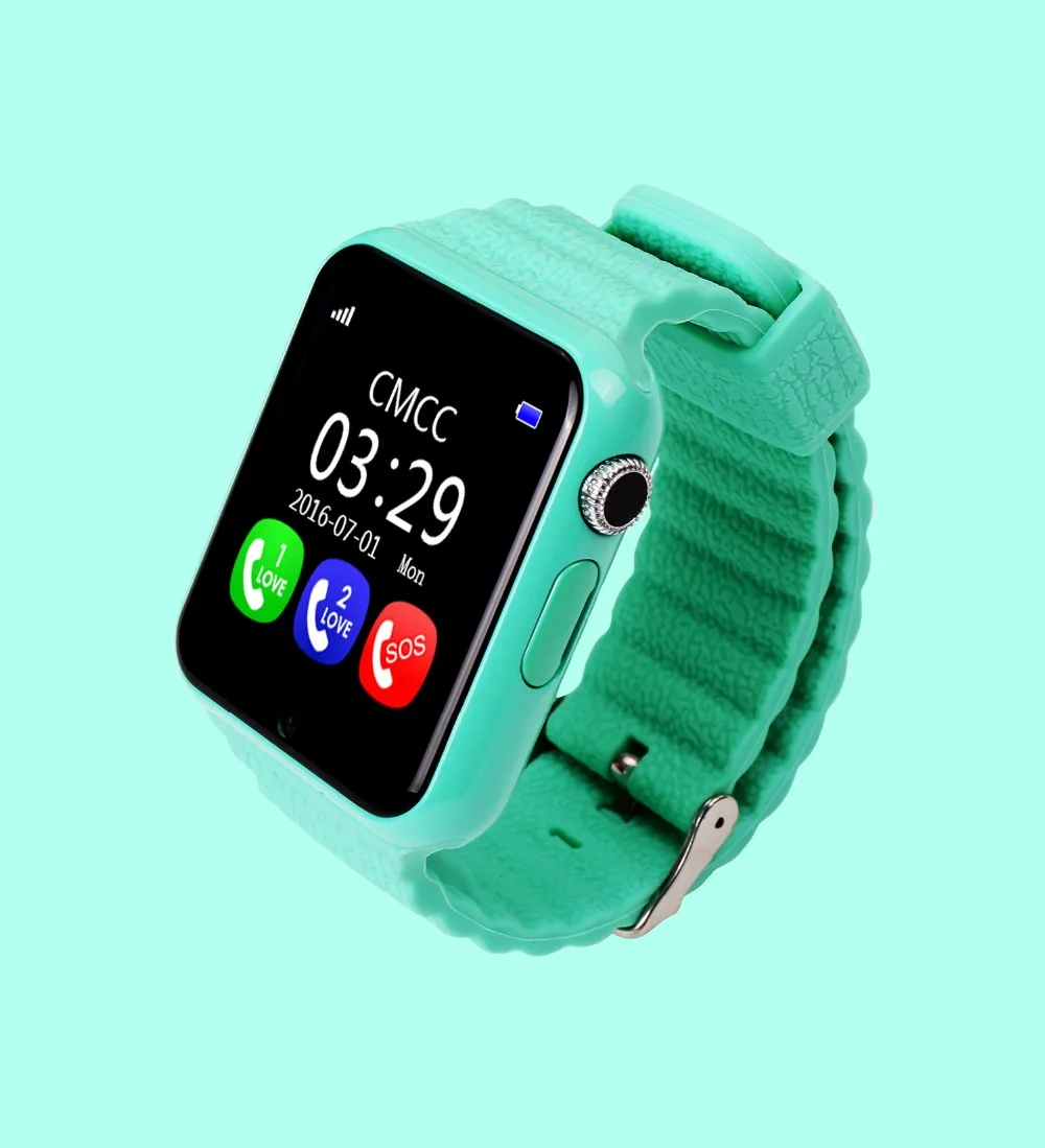 V7K Smart Baby phone Watch Kids GPS Smartwatch Touch Screen with Camera SOS Location Device Tracker Kid Safe Anti-Lost q90