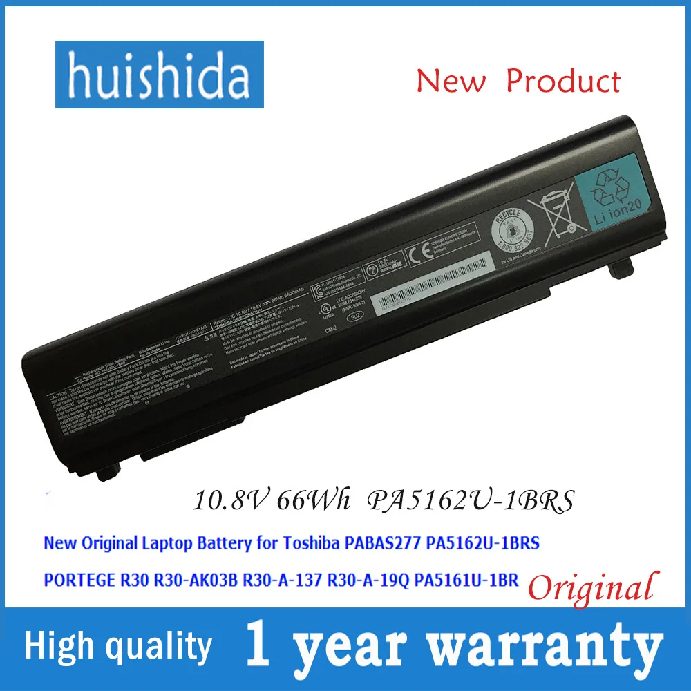 10 8 V 66Wh PA5162U 1BRS новый оригинальный ноутбук bettery для Toshiba Portege R30 AK03B A 137 19Q PA5161U