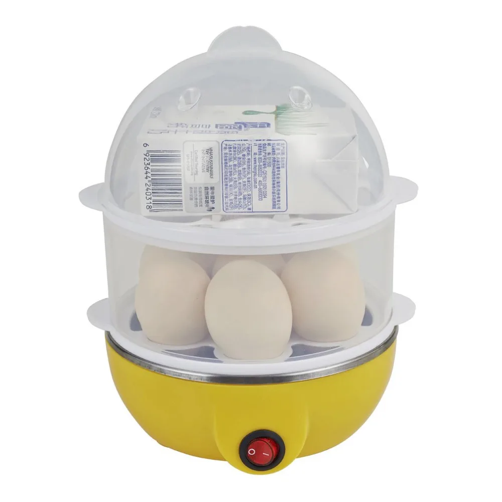 

Multifunctional Double Layers Electric Smart Egg Boiler Cooker Household Kitchen Cooking Tool Utensil Egg Steamer Poacher