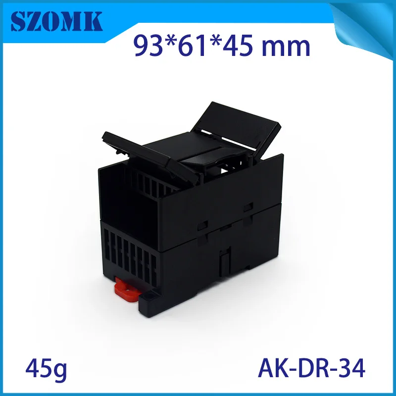 

10 шт. abs Скоба на din-рейке пластиковый корпус промышленная коробка для электроники пластиковая коробка электроника электрическая коробка пл...