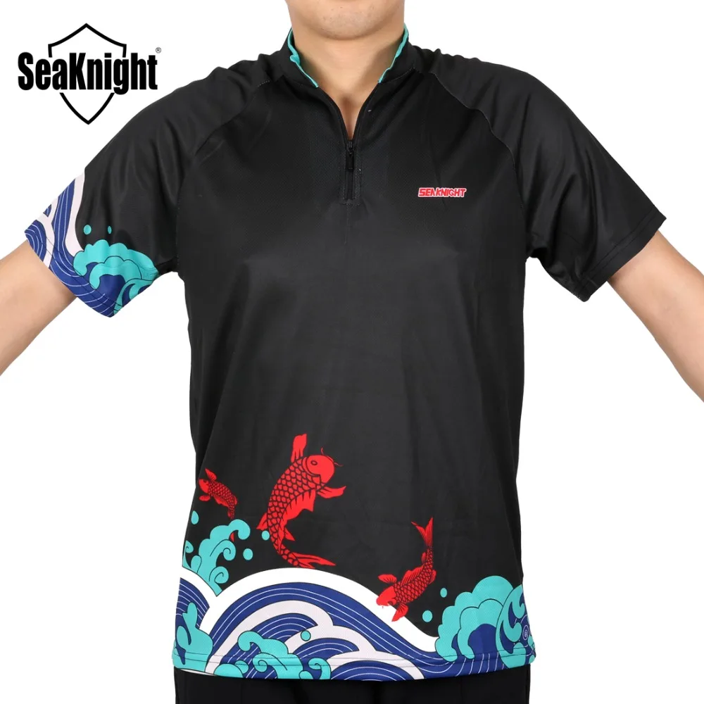 SeaKnight SK002 одежда для рыбалки защита от УФ лучей дышащая быстросохнущая рубашка с