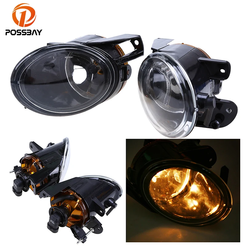 

POSSBAY Halogen Auto Car Front Fog Light Lamb Driving Daytime Running Headlight Car Styling For VW Passat 3C B6 2006-2010