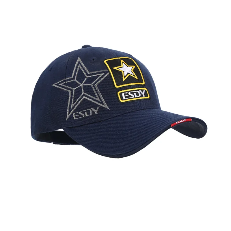 

Outdoor Hiking Climbing Hunting Men Embroidery Baseball Caps Male Adjustable Anti UV Navy Tactical Sunscreen Sun Cap Hats