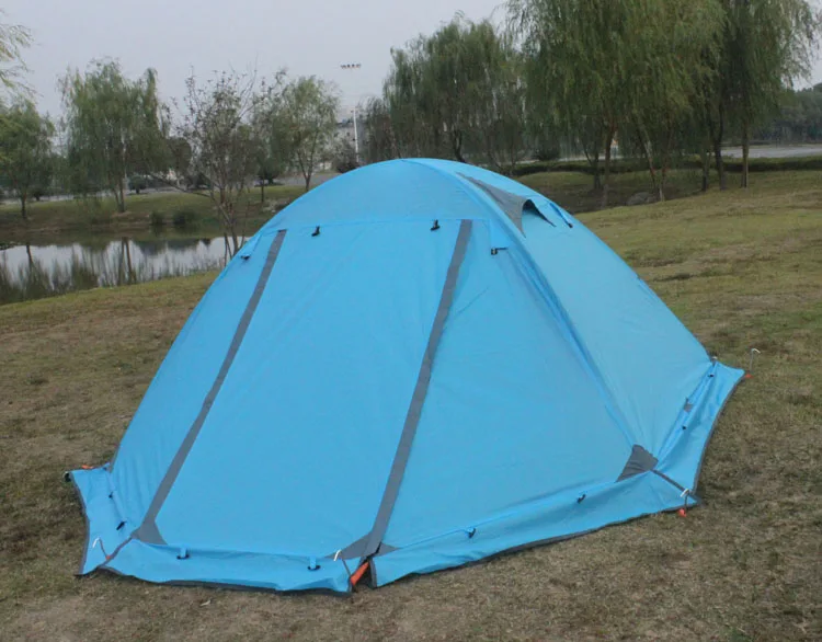 Blue Tent Front Door Closed