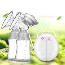 Одноместный/двойной Электрический молокоотсос с молочной бутылочкой для младенцев USB соска мощные всасывающие молокоотсосы для кормления ребенка