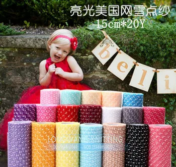 

100pcs 15cm*20Y dot decoration wedding arrangement yarn yarn desserts