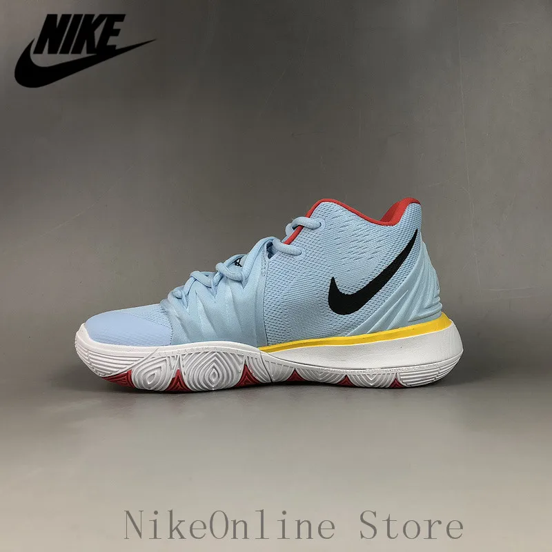 Nike Kyrie 5 для мужчин с низким берцем обувь AO2919-401 Спорт на открытом воздухе кроссовки амортизацию спортивные кроссовки EUR40-46