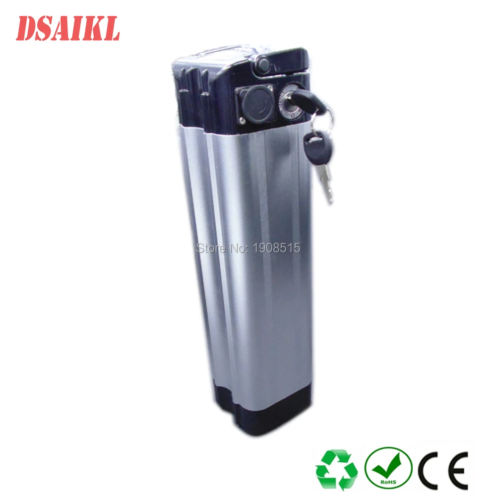 

Silver fish battery case for 24V 36V ebike battery suitable for 50 Pcs 18650 cells