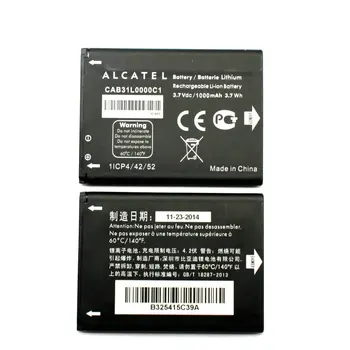 

1pcs 100% High Quality CAB31L0000C1 Battery For Alcatel i808 / TCL T66 A890 Mobile Phone + Tracking Code