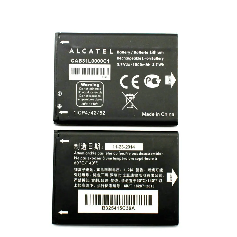 1pcs 100% High Quality CAB31L0000C1 Battery For Alcatel i808 / TCL T66 A890 Mobile Phone + Tracking Code 1pcs 100% High Quality CAB31L0000C1 Battery For Alcatel i808 / TCL T66 A890 Mobile Phone + Tracking Code