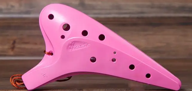 12 отверстий alto C пластиковый каучук AC ocarina flute Ocarina музыкальный инструмент