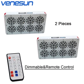 

Full Spectrum LED Grow Light Venesun Apollo 8 Dimmable Remote Control Grow Lamp for Indoor Plant Hydroponic Greenhouse. 2 Pieces