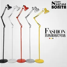 Современный минималистичный регулируемый по высоте поворотный Торшер для гостиной вертикальный складной Стандартный Светильник Железный напольный светильник