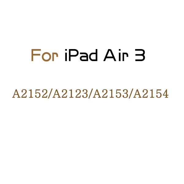 Чехол для Apple iPad Mini 1 2 3 4 5 флип-чехол для iPad Air 1 2 3 A1893 A1954 A1474 A1475 A1476 iPad Pro 9,7 10,5 11 Smart Cover - Цвет: For iPad Air 3