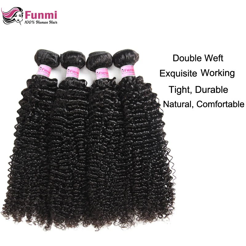 Funmi Kinky Curly Bundles Brazilian Hair Weave Bundles 8-28 Unprocessed Virgin Hair Bundles 1/3/4 Bundle Deals 100% Human Hair Funmi Kinky Curly Bundles Brazilian Hair Weave Bundles 8-28 Unprocessed Virgin Hair Bundles 1/3/4 Bundle Deals 100% Human Hair