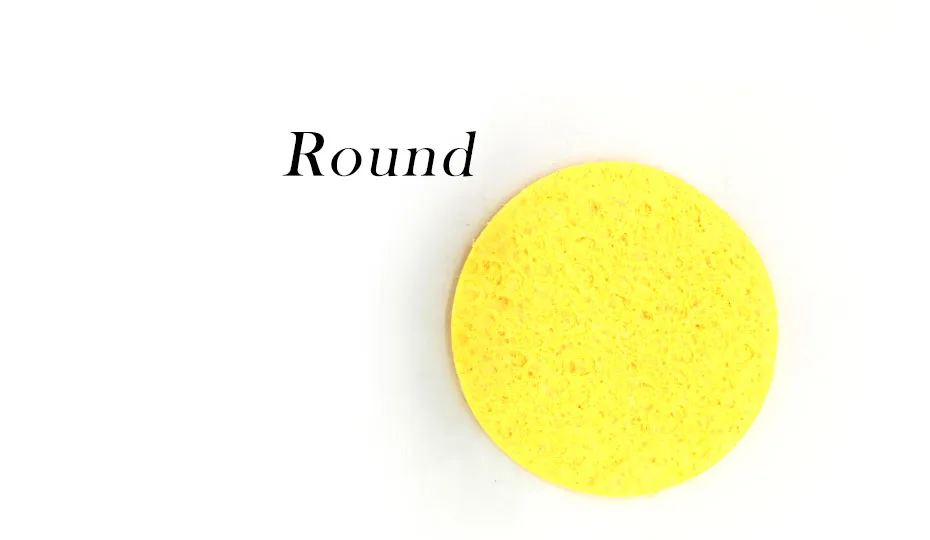 20pcs/lot Soldering Iron Tip Welding Cleaning Sponge Pads /High Temperature Enduring Round Shape 50*50*5mm plastic welder stapler