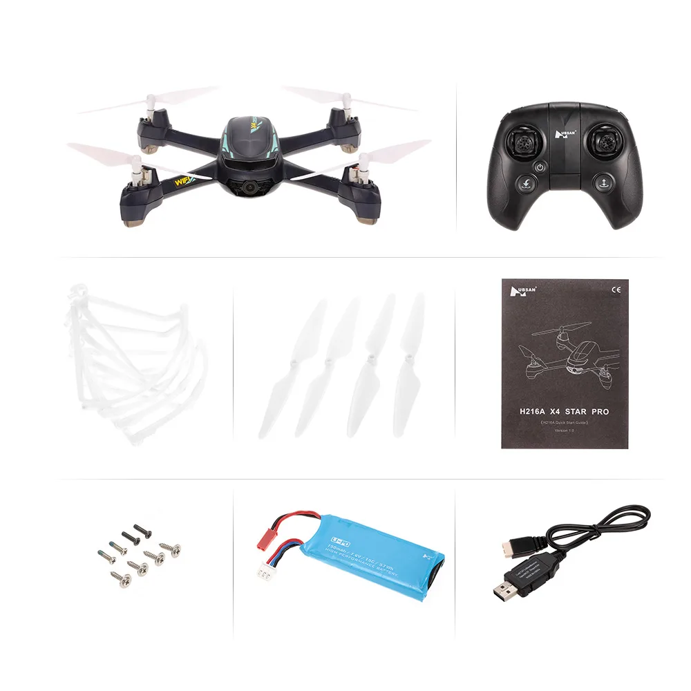 Hubsan H216A X4 DESIRE Pro WiFi FPV With1080P HD Camera Drone RC Quadcopter Altitude Hold Selfie GPS Drone RTF Helicopter (10)