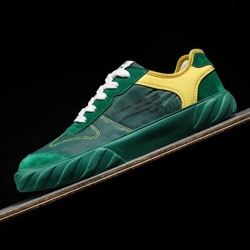 Thestron الذكور الأزياء والأحذية الأحذية تنفس الذكور أحذية رياضية الرجال الصيف 2019 أحذية تزلج الأصفر الأخضر أبيض أسود العلامة التجارية أحذية