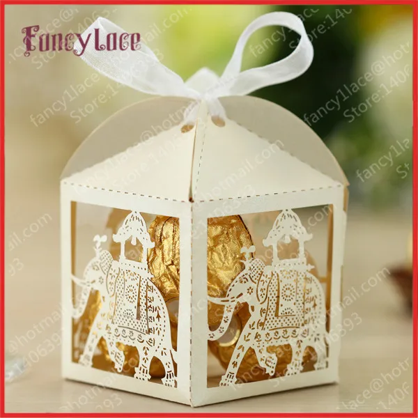 Hot Sale Laser Cutting Indian Style Wedding Gift Boxes Customized for