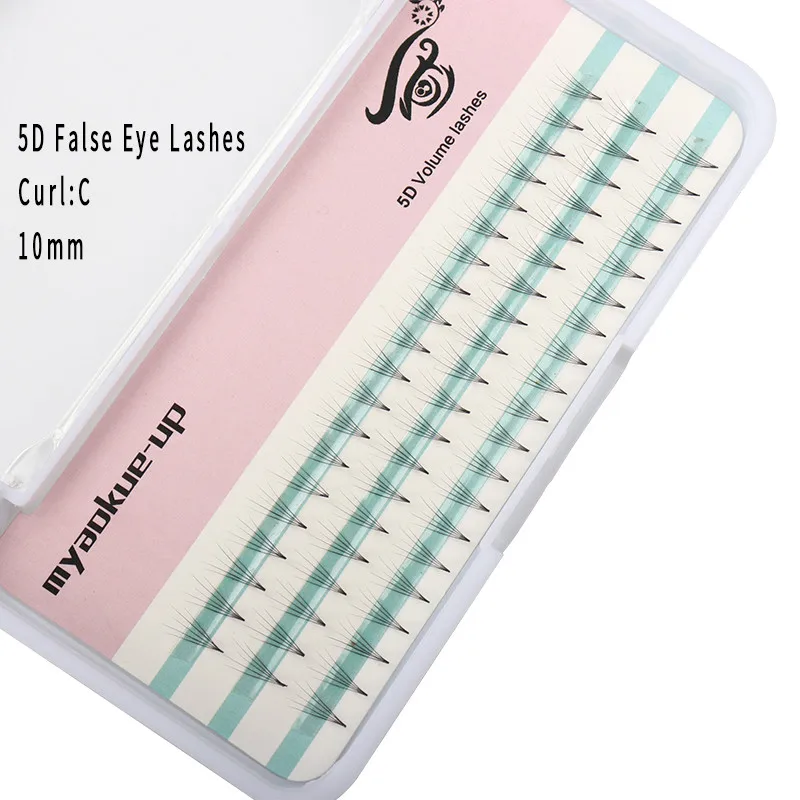 

0.07 C 3D 5D 10D Individual False Eye Lashes For Eyelash Extension Thickness Wave Mink Natural Eyelashes 10mm Soft Lashes