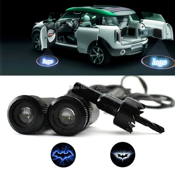 

2 x Car Door Ground Projection 5w Car LED Laser Logo Lights Door Welcome Ghost Shadow Projector Door Lights For Bat Series