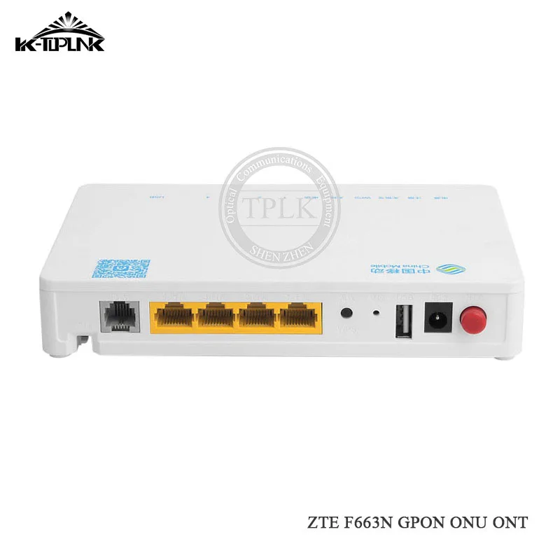 Оптоволоконный терминал ONU для ZTE ZXHN F663N GPON 3FE + 1GE 1Tel USB WIFI Ethernet порт ONT as HG8546M F660 F623