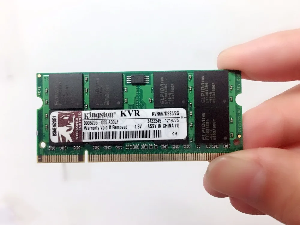 Kingston оперативная память Memoria модуль ноутбук 1 Гб 2 Гб PC2 DDR2 667 800 МГц 667 МГц 800 МГц 5300 6400 RMA