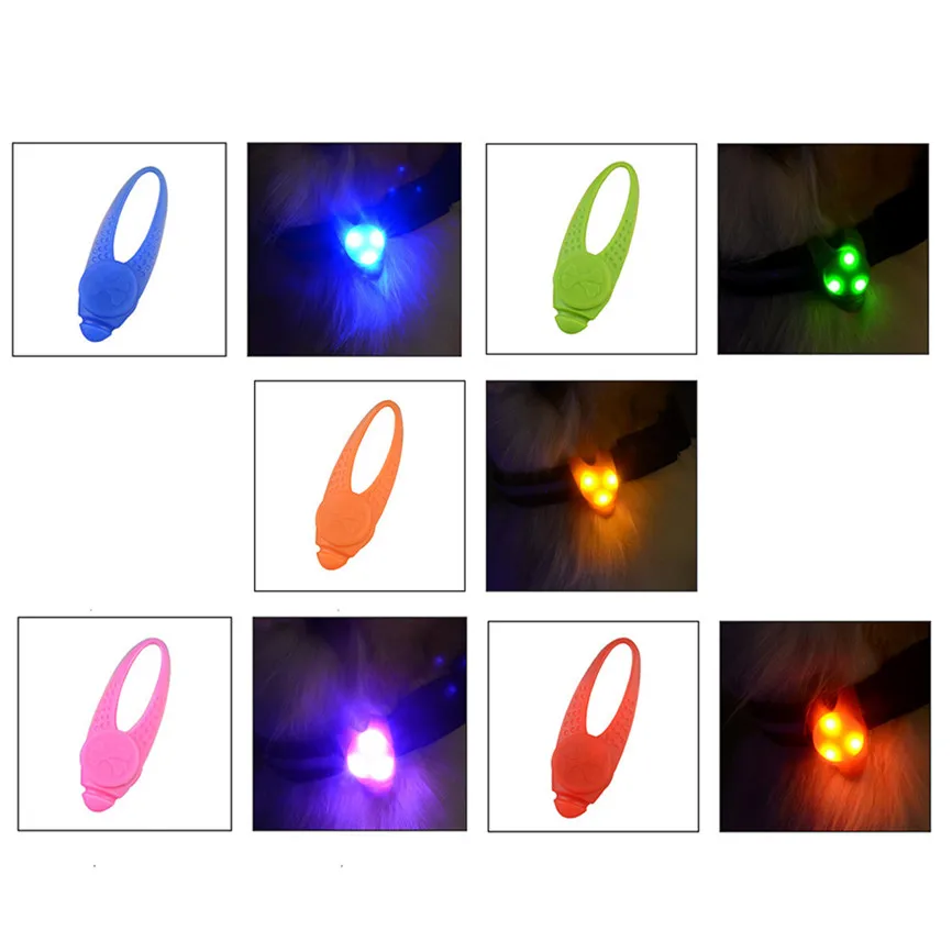 Pet светодиодный защитный кулон ожерелье мигающий светящийся светильник Ночной светильник мигающий ошейник подвеска для собаки щенка Nov#2