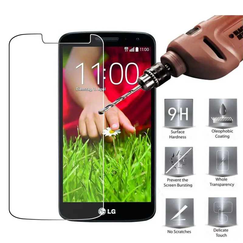 

Tempered Glass for LG G2 Mini Screen Protector Protective Film for LG G2, on Mobile Phone for LG G2 Glass